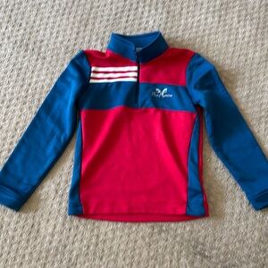 Adidas “Blue Monster” kids golf 1/4 zip jacket. Kids size XS (7-8Y).
